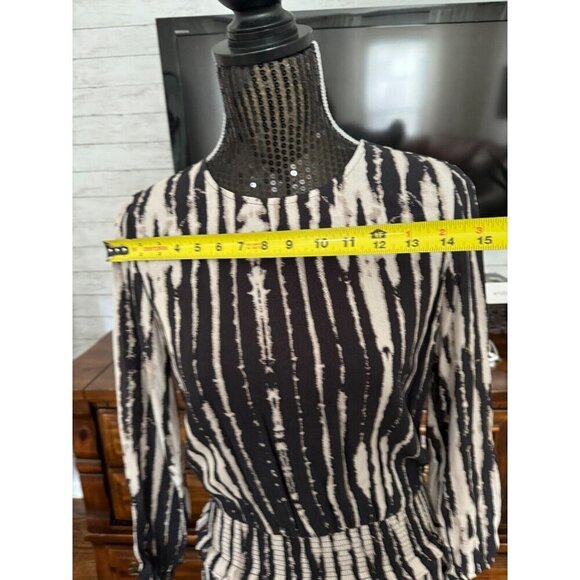 Rails Inez in Black Nile Dress Elastic Waistline Flowy Skirt Style Womens Size S - Picture 4 of 8